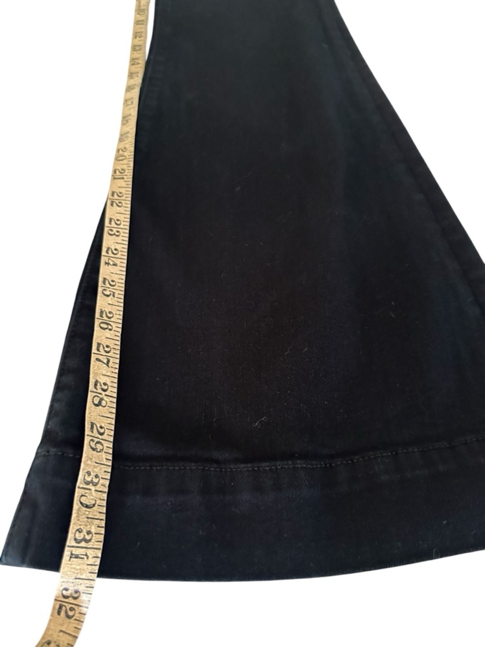 Pistola Kinsley Ultra Flare Jeans Black Ink Mid Rise 27 - Picture 13 of 14
